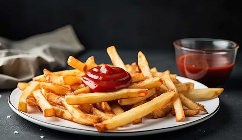 Dishim With Fries and Sauce